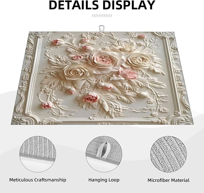 Floral Rose Embossed