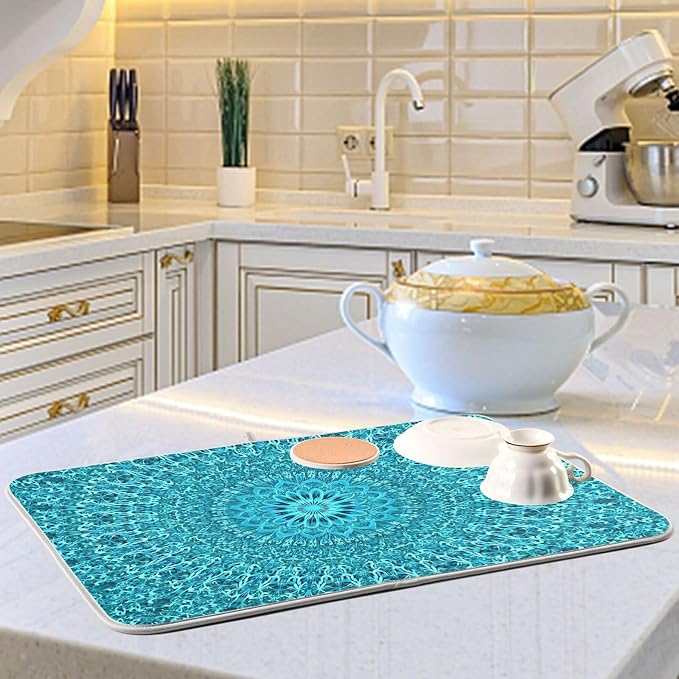 Mandala Turquoise Teal Blue Green