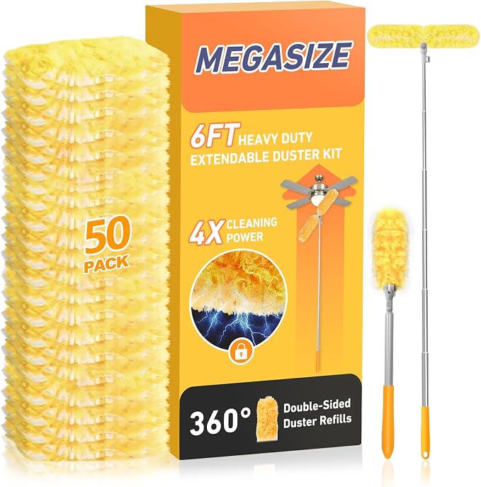 50 Refills & 1 Long Handle