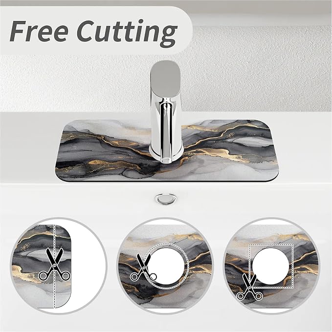 Black And Gold Marble