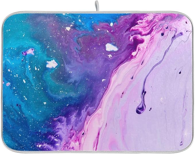 Abstract Purple Blue Marble