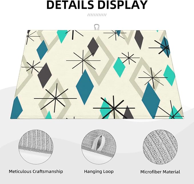 Vintage Mid Century Geometic
