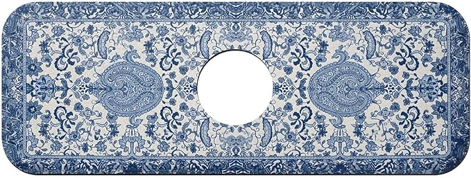 Blue and White Porcelain Paisley