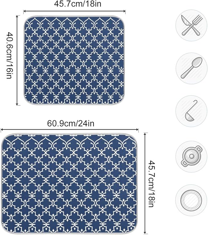 Navy Blue Moroccan