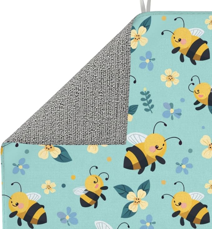 Cute Bee Colorful Floral
