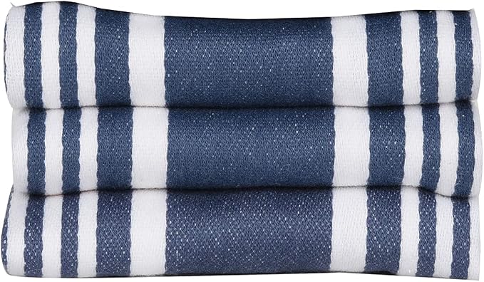 001 Indigo Blue/White