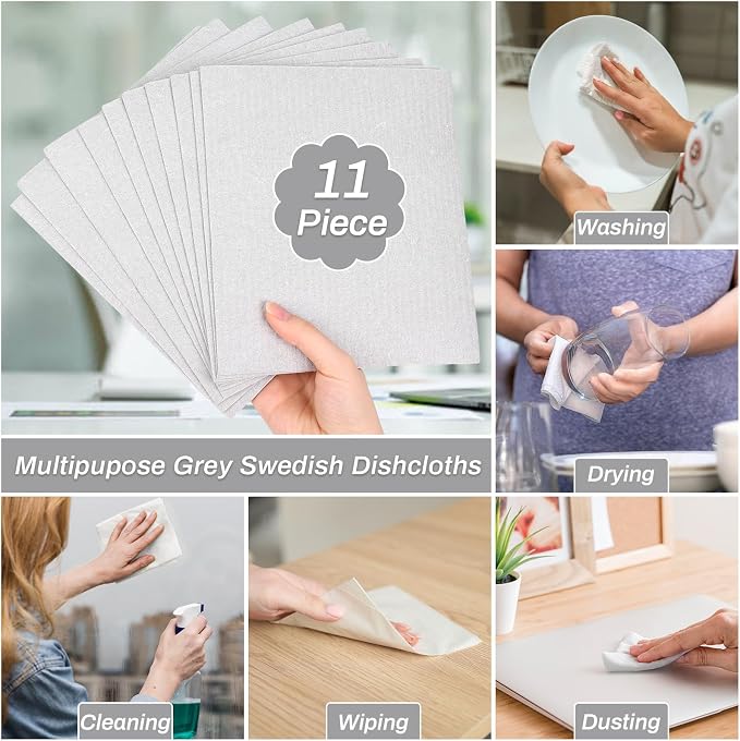 Swedish Dish Cloths Grey