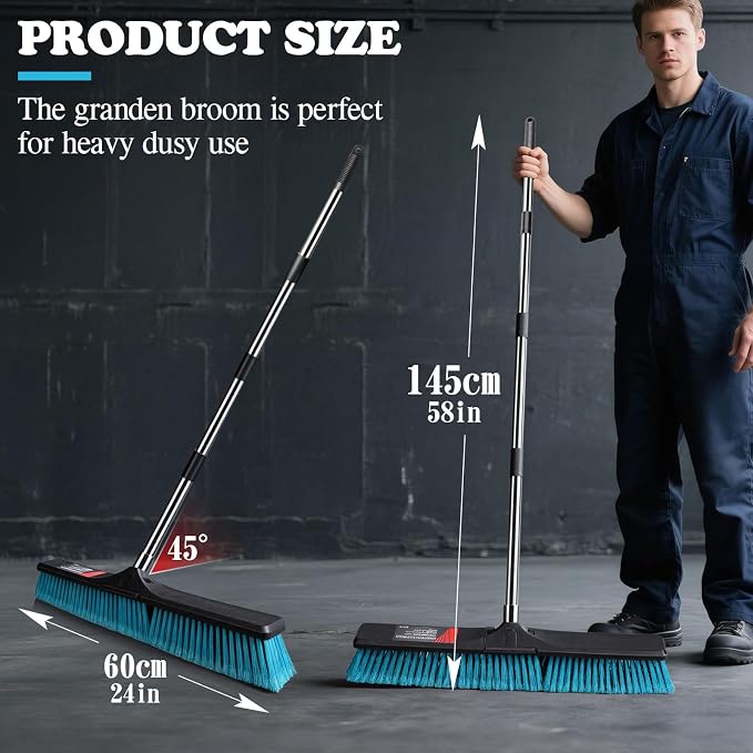 Push Broom Blue