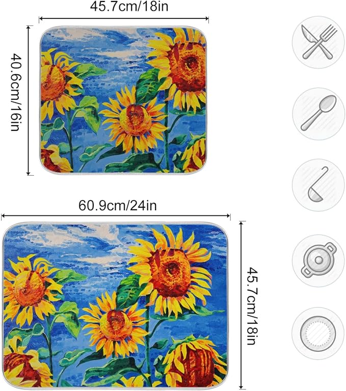 13 Yellow sunflower oil painting