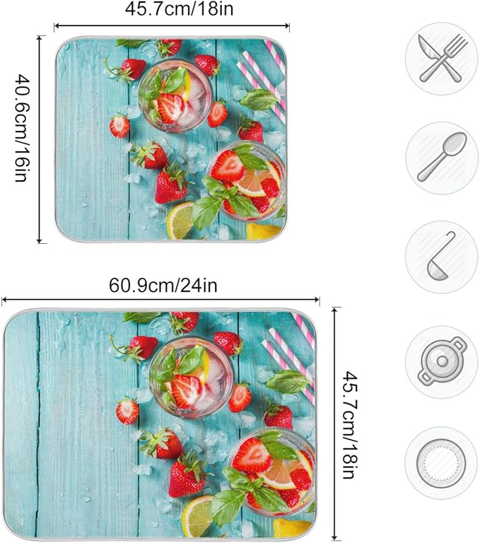 Strawberry Blue Wooden