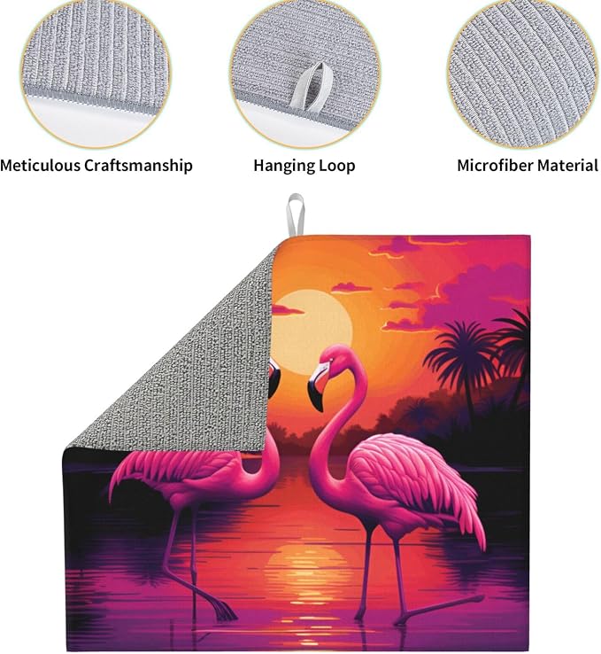 Pink Flamingo Sunset