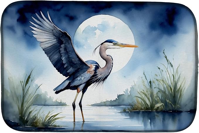 Blue Heron Moonlight 7496