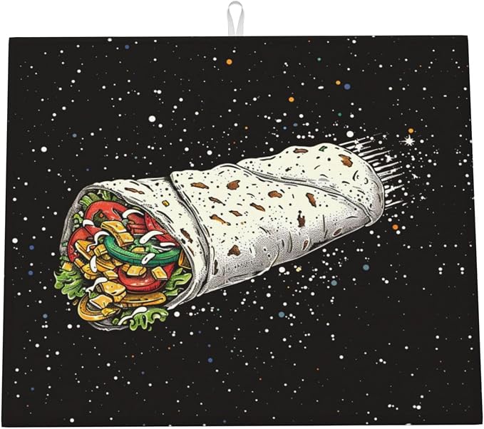 Cartoon Space Theme Burrito