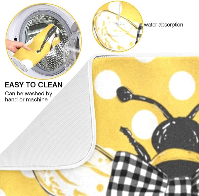 yellow polka dots
