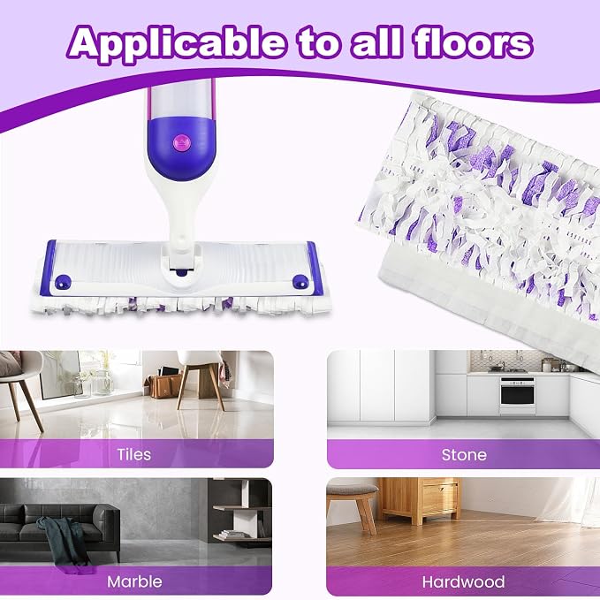 Purple 48 Mop Pads