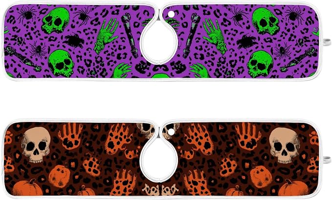 Halloween Leopard Skull Hands