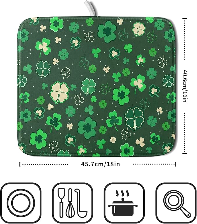 Green Lucky Shamrock Clover