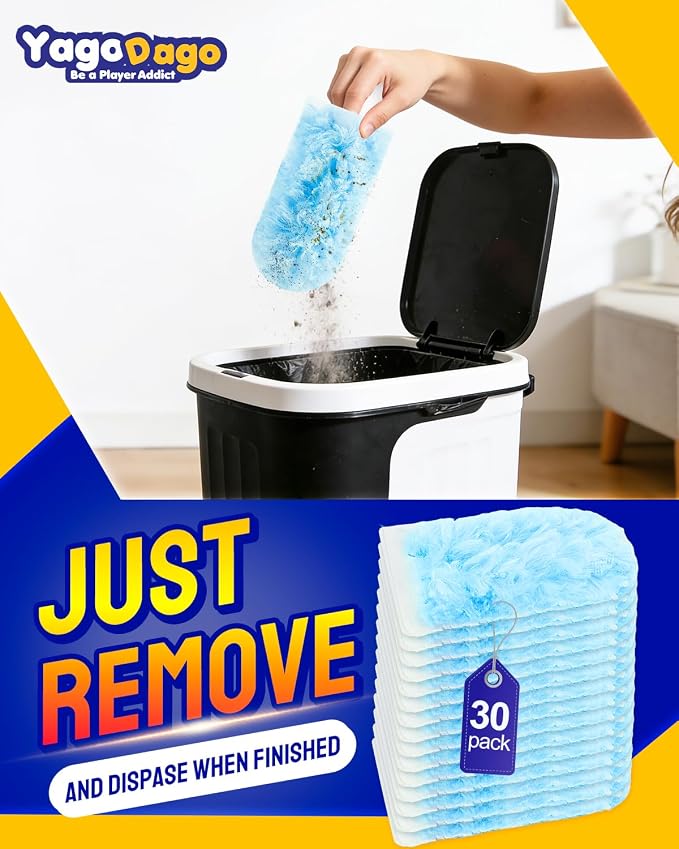 30+2 Pack-unscented(360°& Blue(short Handles))
