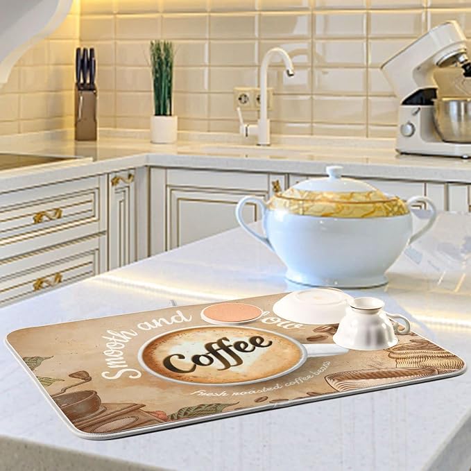 Coffee Cup Retro Brown