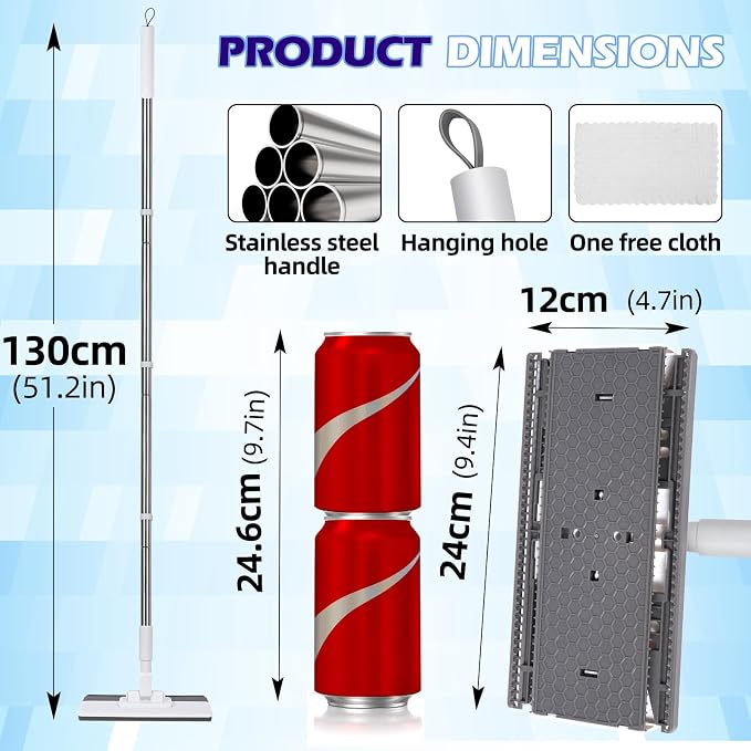 White-large-mini Lazy Mop