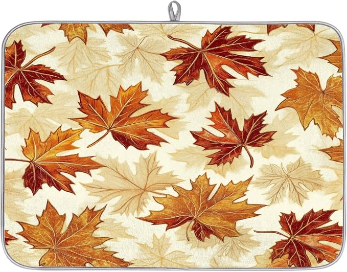 Brown Gold Maple Leaf