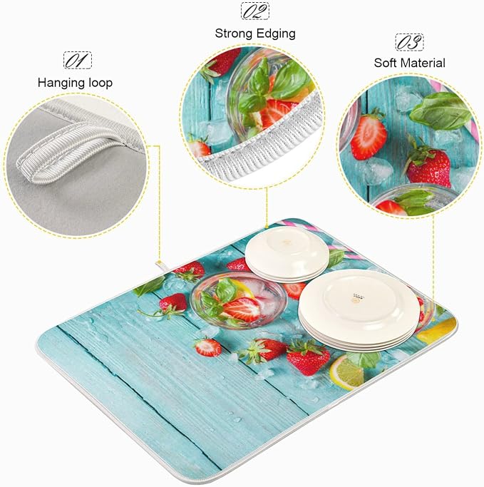 Strawberry Blue Wooden