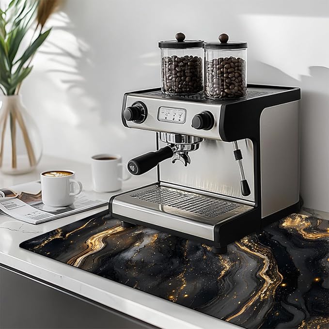 Black Gold Marble