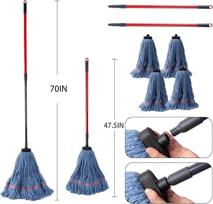 Medium Mop Stick(screw-on)