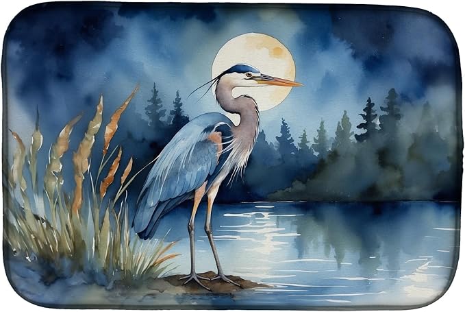 Blue Heron Moonlight 7492