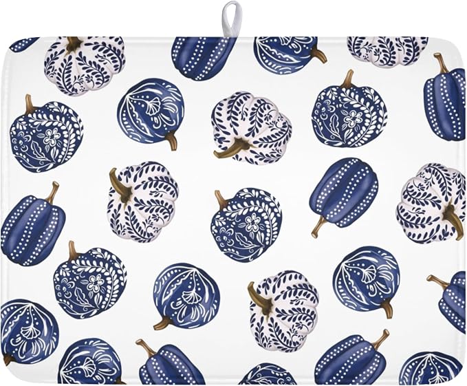 blue white pumpkin