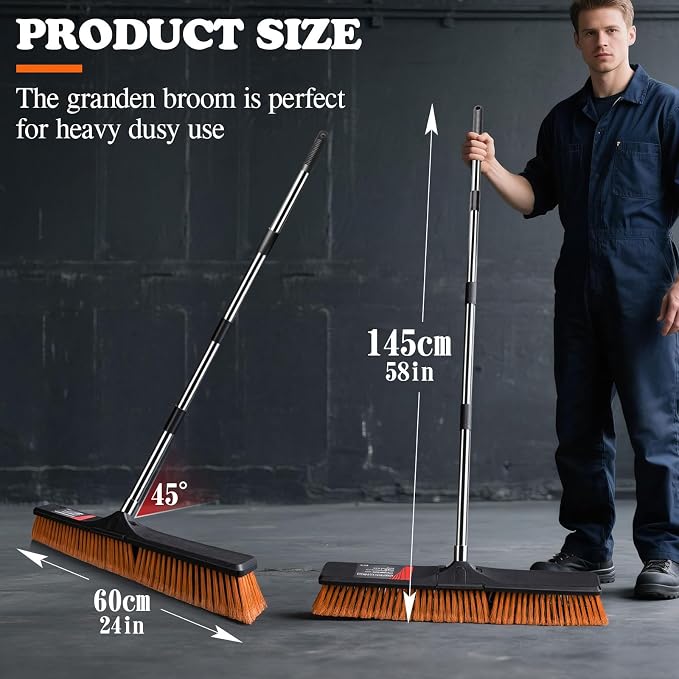 Push Broom Orange
