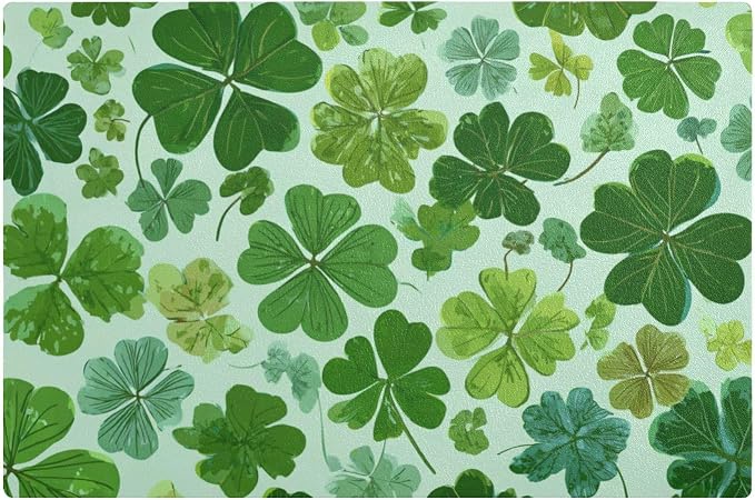 Green Nature St Patrick Clovers