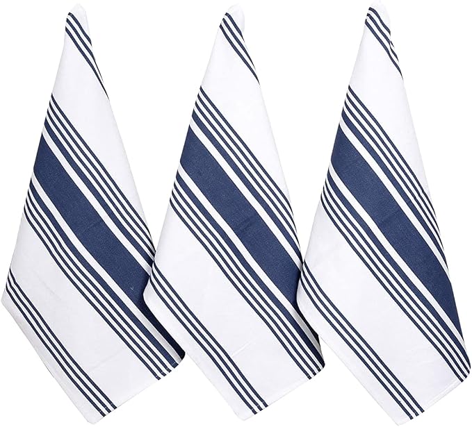 001 Indigo Blue/White