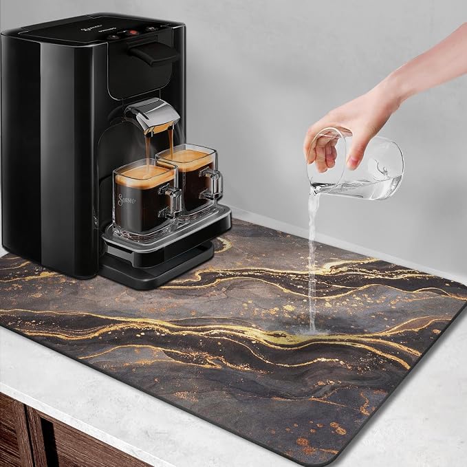 Marble Black Gold Abstract