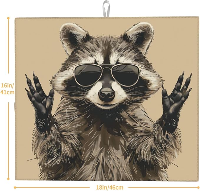Black Sunglasses Cool Raccoon
