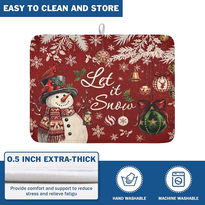 Christmas-red snow