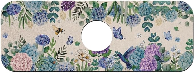 Blue Hydrangea Butterfly Hummingbird