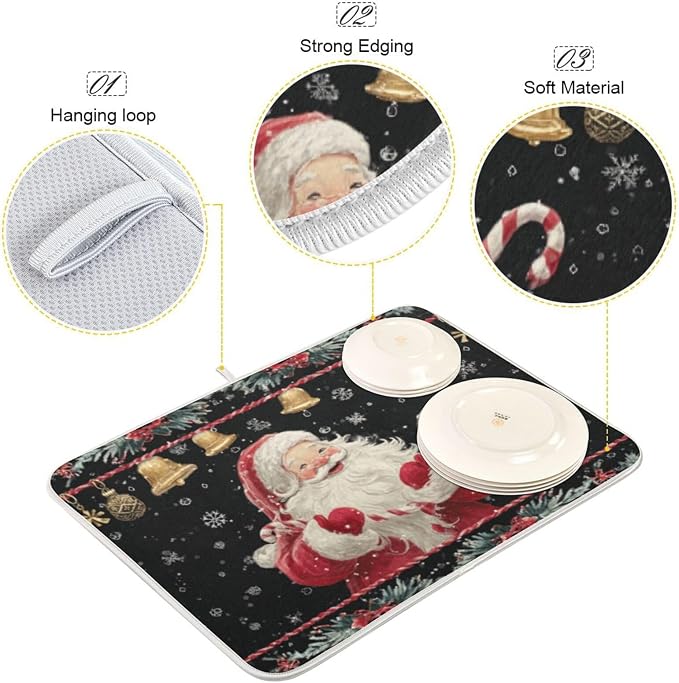 santa claus candy cane