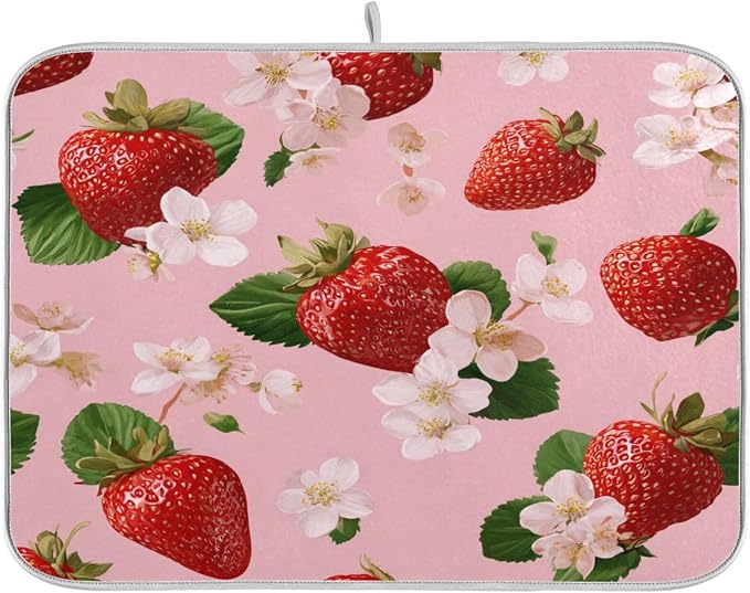 Pink Strawberries Blossoms