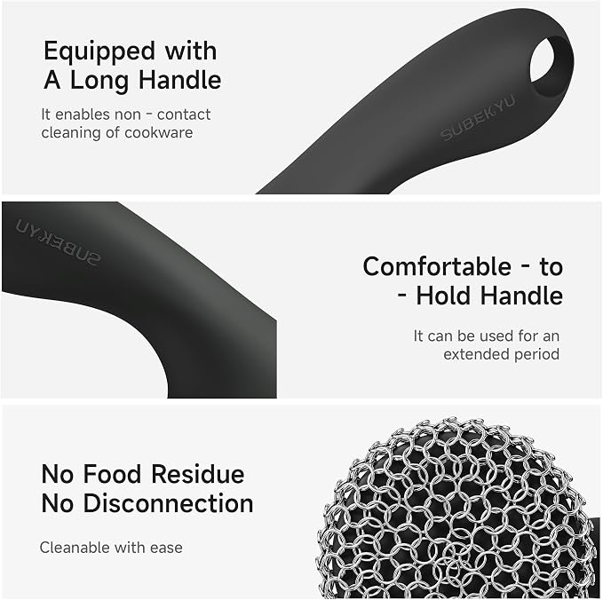 Black Scrubber + Scraper