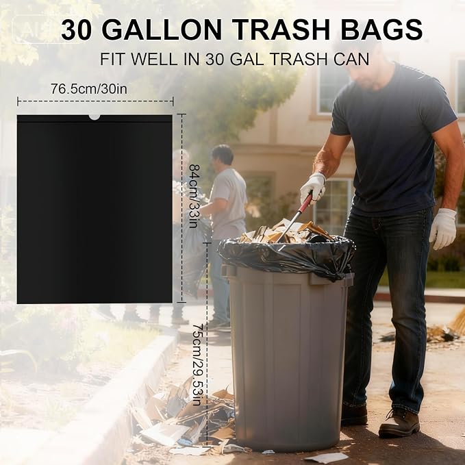 30 Gallon-Black