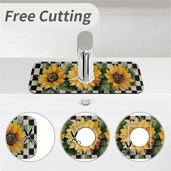 Checkerboard Sunflower-1