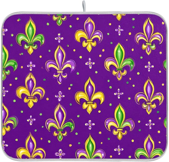 Bright Purple Fleur-de-lis