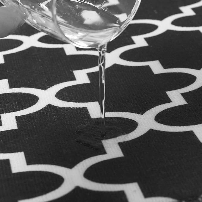 black white