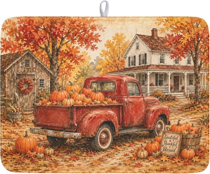 Fall Truck Pumpkin