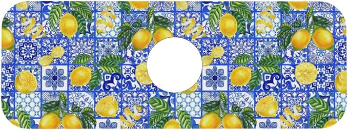 Lemon Mexican Tiles Italian Blue
