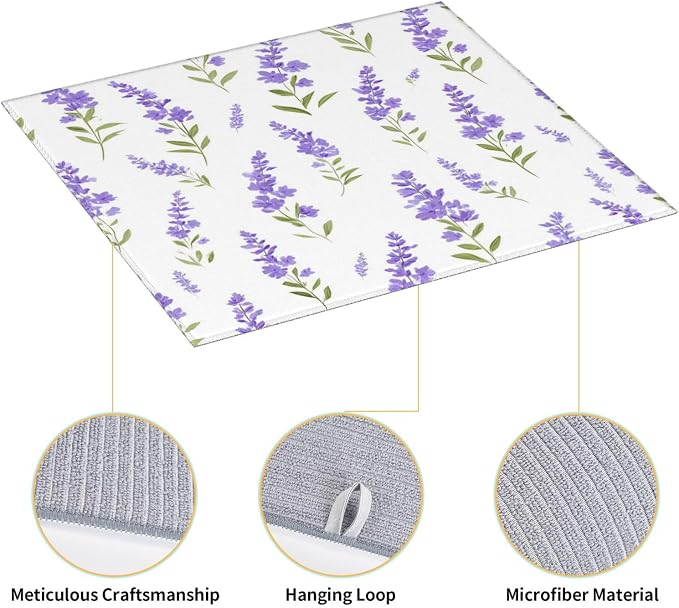 Lavender White Pattern