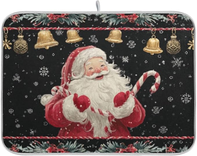 santa claus candy cane