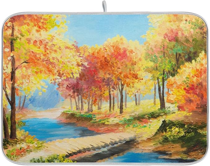 Forest Oil Painting Autumn