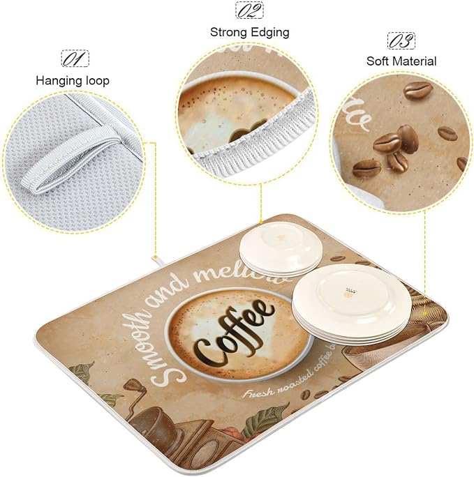 Coffee Cup Retro Brown